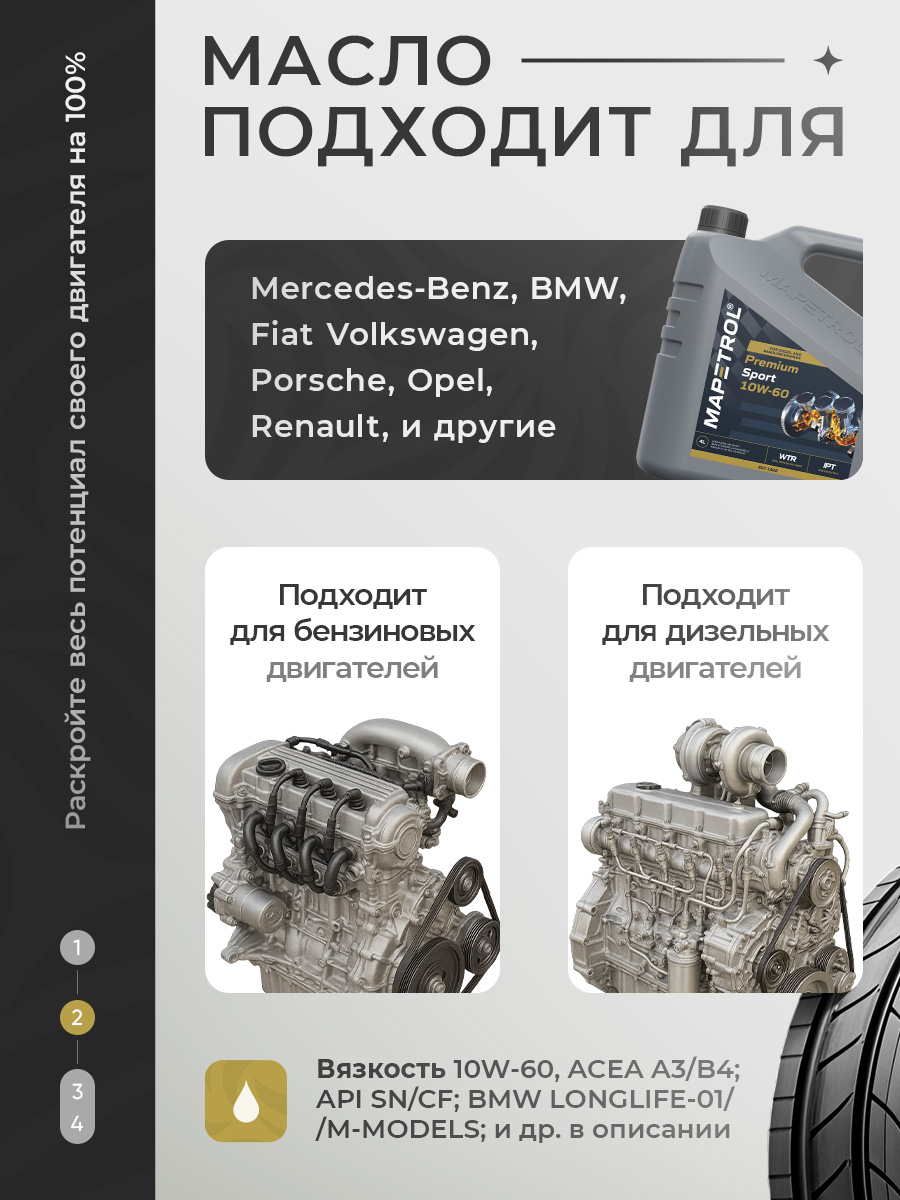 Premium Sport 10W-60 4 л